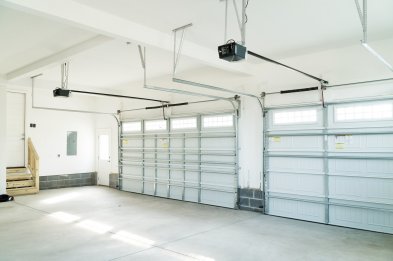 Double garage door for home